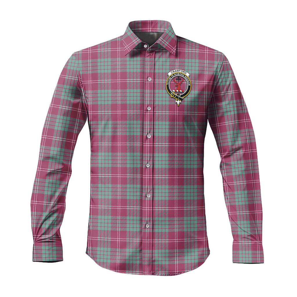 crawford-ancient-tartan-long-sleeve-button-up-shirt-with-family-crest