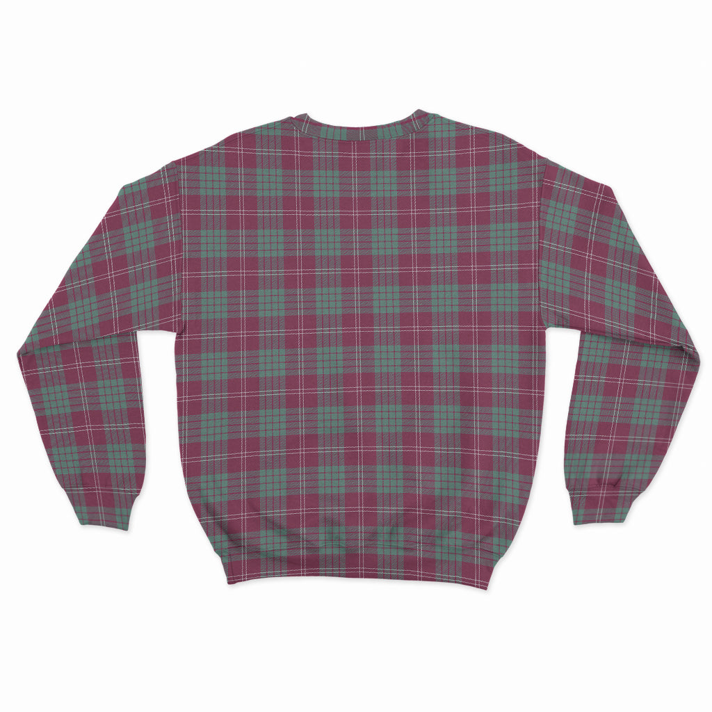 Crawford Ancient Tartan Sweatshirt with Family Crest - Tartan Vibes Clothing