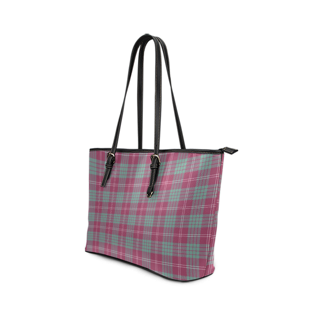 crawford-ancient-tartan-leather-tote-bag