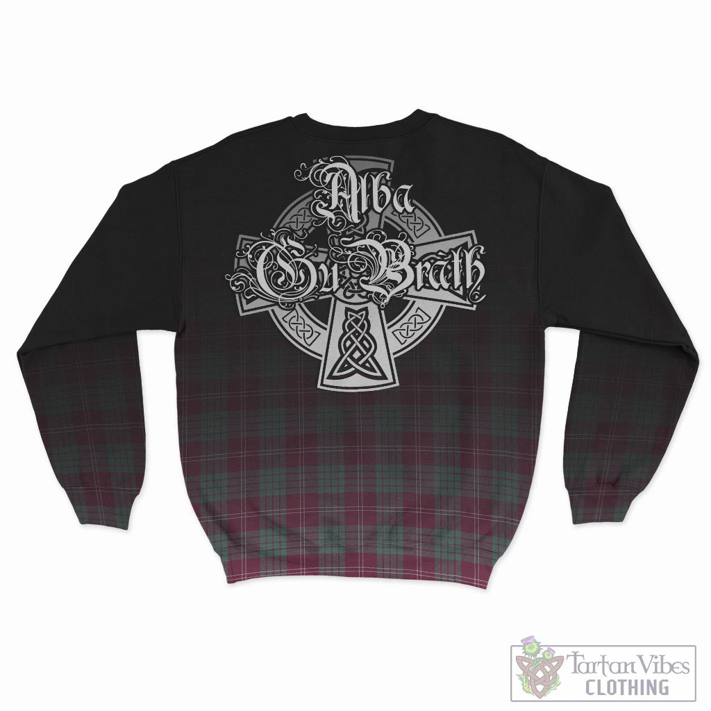 Tartan Vibes Clothing Crawford Ancient Tartan Sweatshirt Featuring Alba Gu Brath Family Crest Celtic Inspired