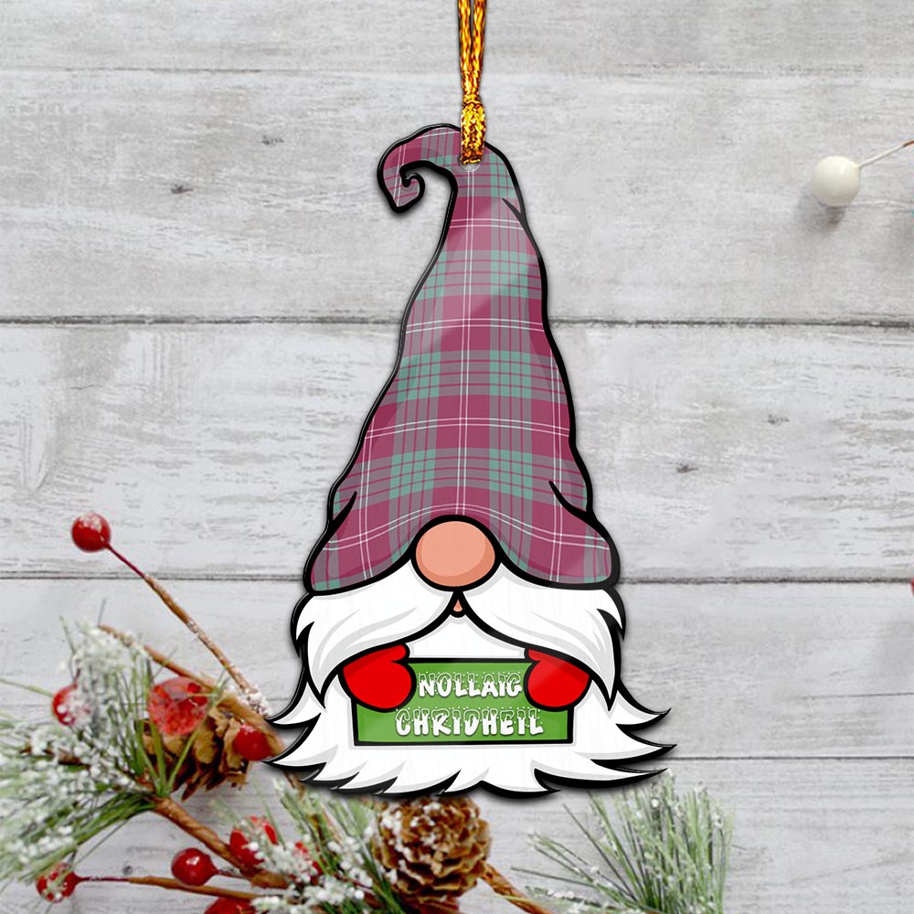 Crawford Ancient Gnome Christmas Ornament with His Tartan Christmas Hat - Tartanvibesclothing