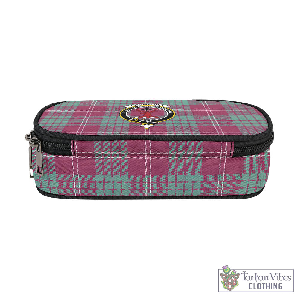 Tartan Vibes Clothing Crawford Ancient Tartan Pen and Pencil Case with Family Crest