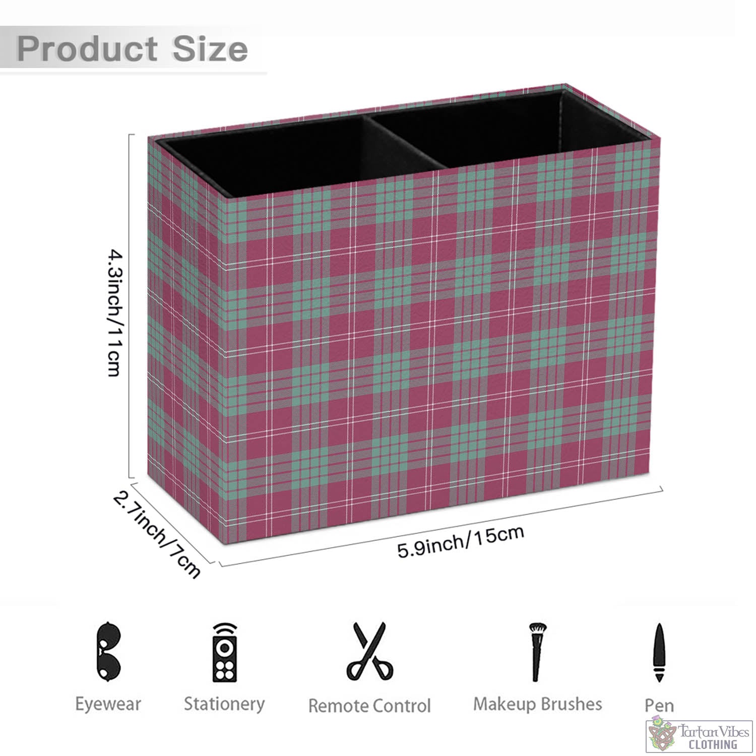 Tartan Vibes Clothing Crawford Ancient Tartan Pen Holder