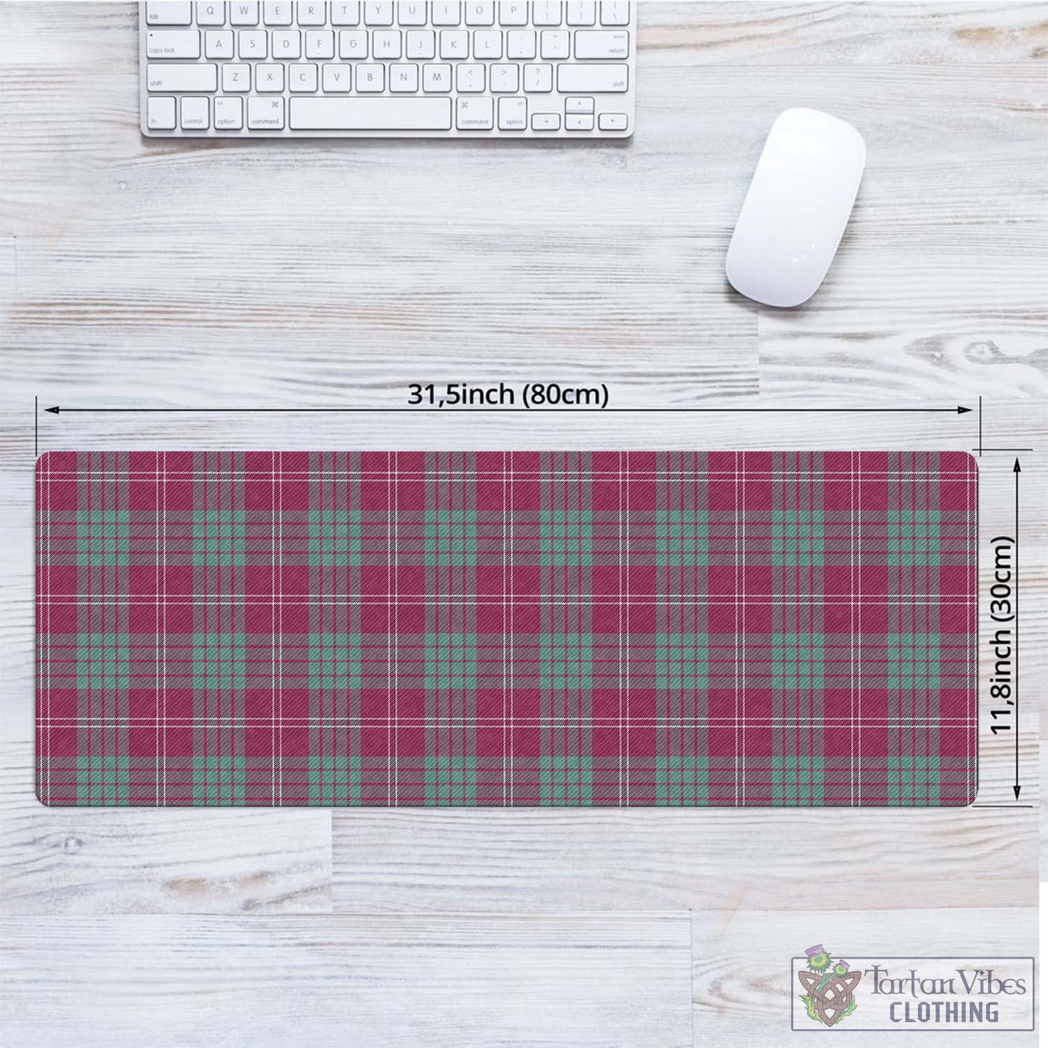 Tartan Vibes Clothing Crawford Ancient Tartan Mouse Pad