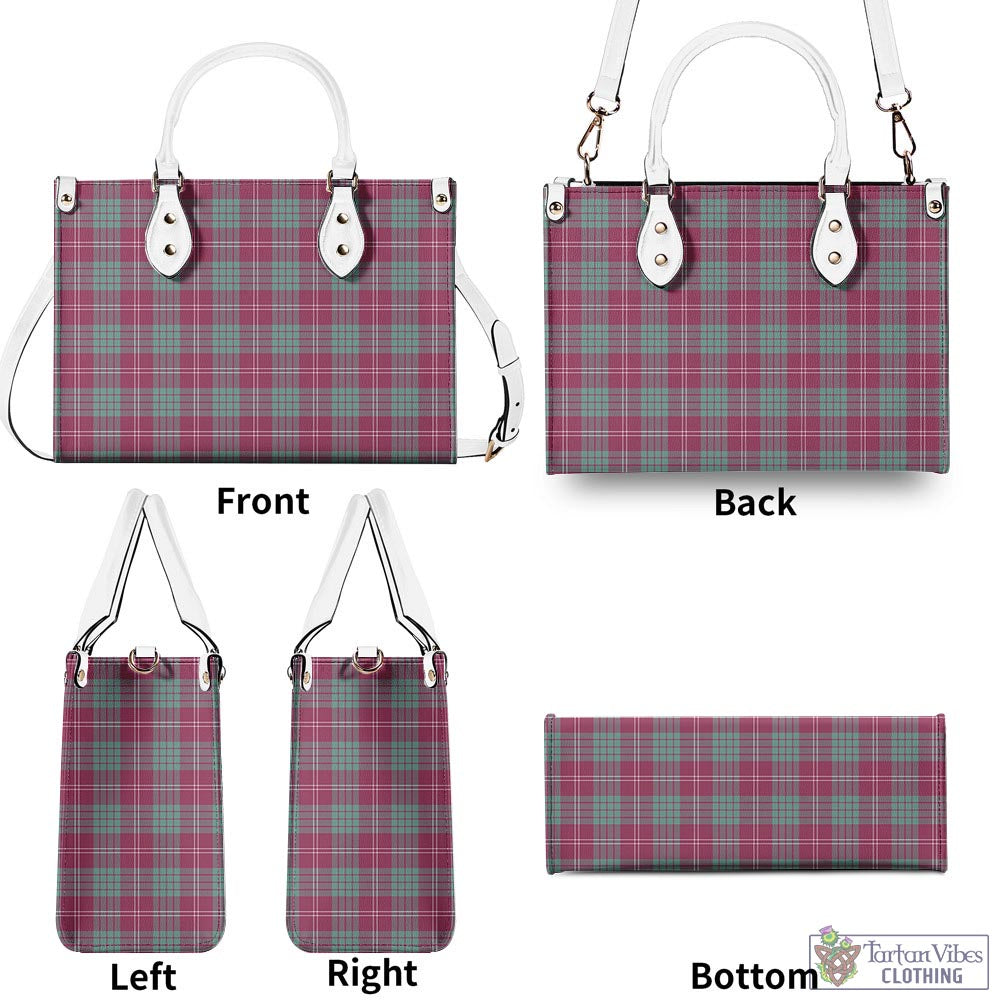 Tartan Vibes Clothing Crawford Ancient Tartan Luxury Leather Handbags