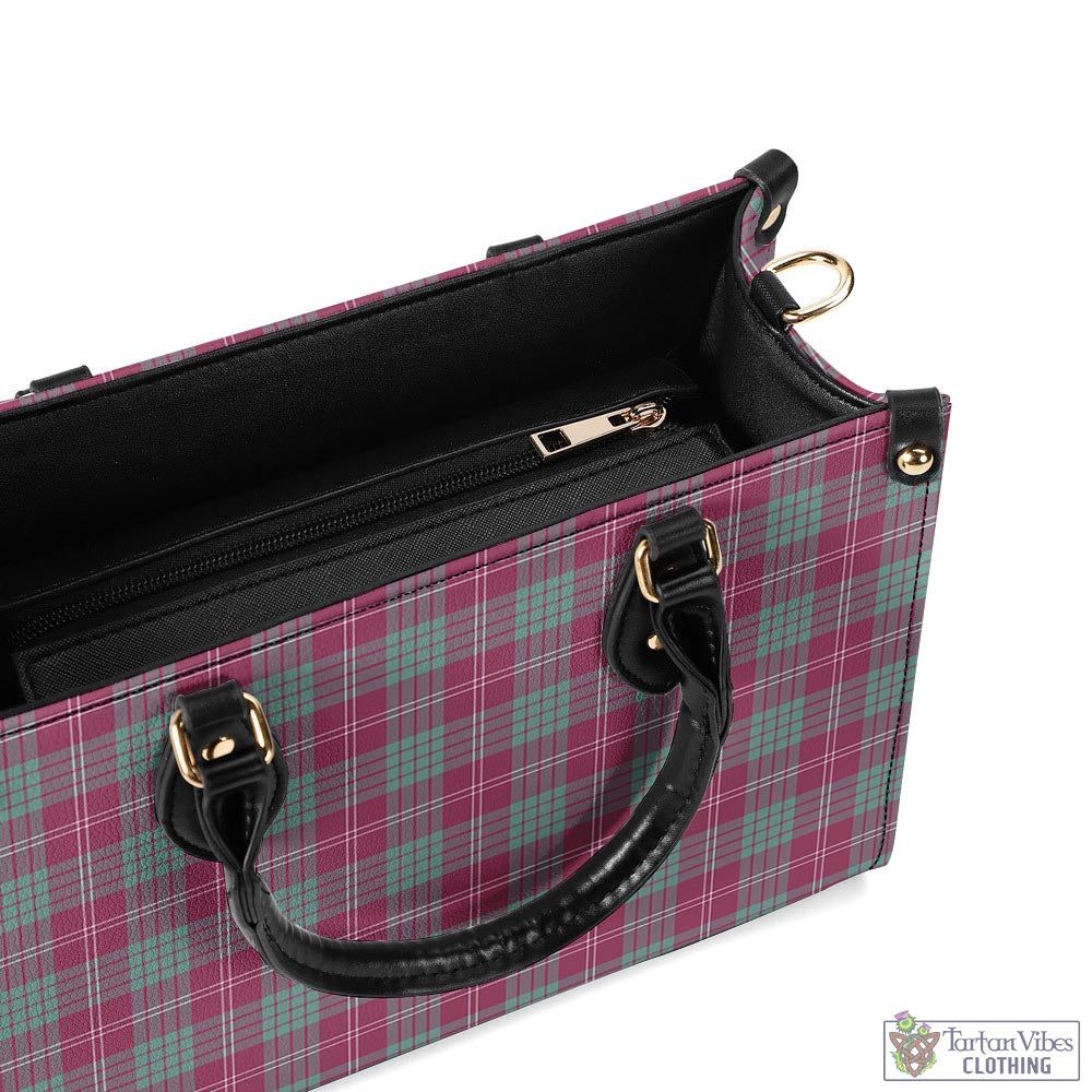 Tartan Vibes Clothing Crawford Ancient Tartan Luxury Leather Handbags