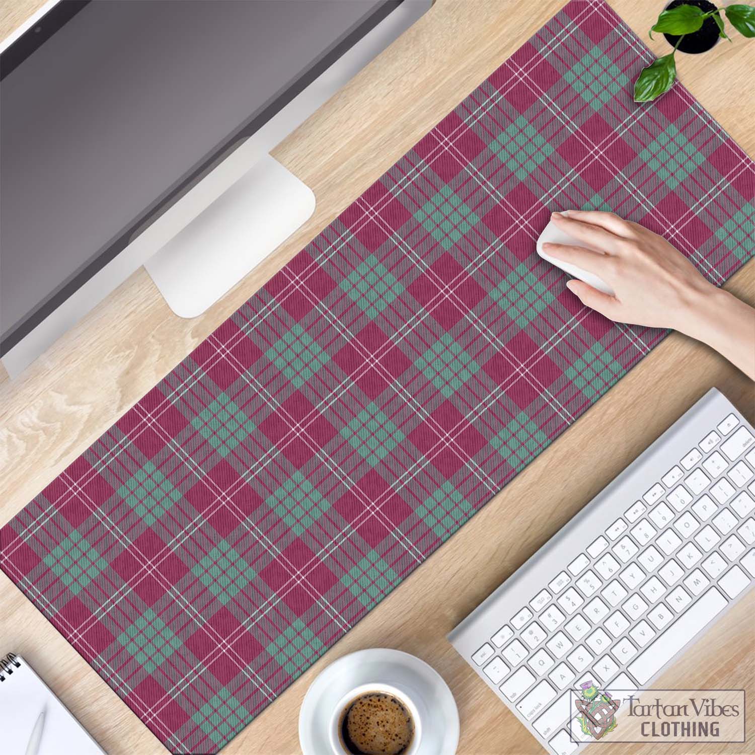 Tartan Vibes Clothing Crawford Ancient Tartan Mouse Pad