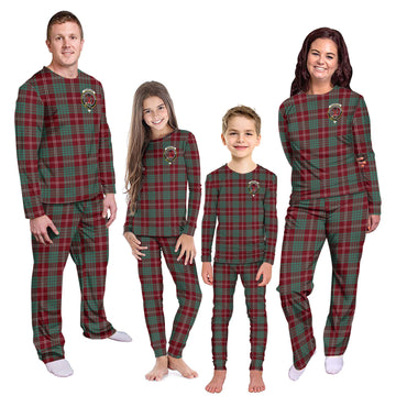 Crawford Modern Tartan Pajamas Family Set with Family Crest