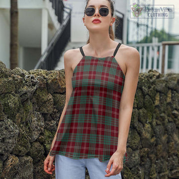 Crawford Modern Tartan Loose Halter Neck Camisole