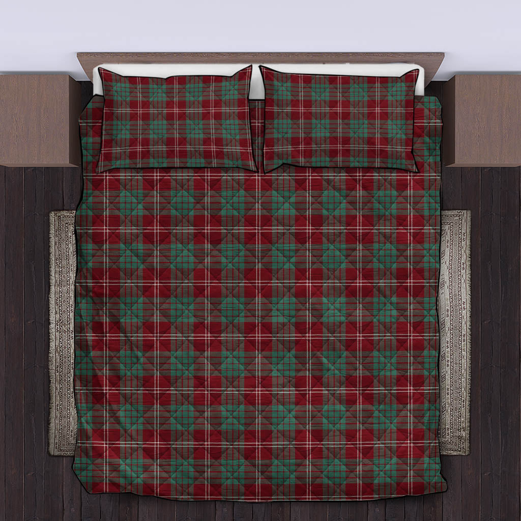 Crawford Modern Tartan Quilt Bed Set - Tartanvibesclothing