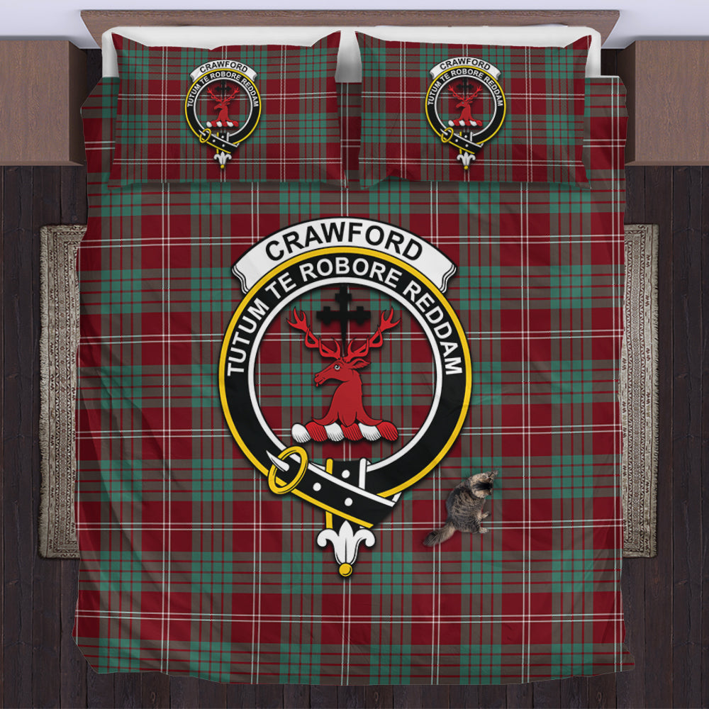 crawford-modern-tartan-bedding-set-with-family-crest