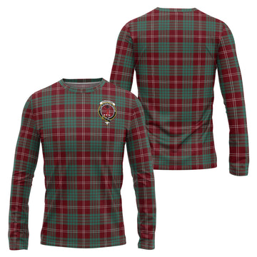 Crawford Modern Tartan Long Sleeve T-Shirt with Family Crest