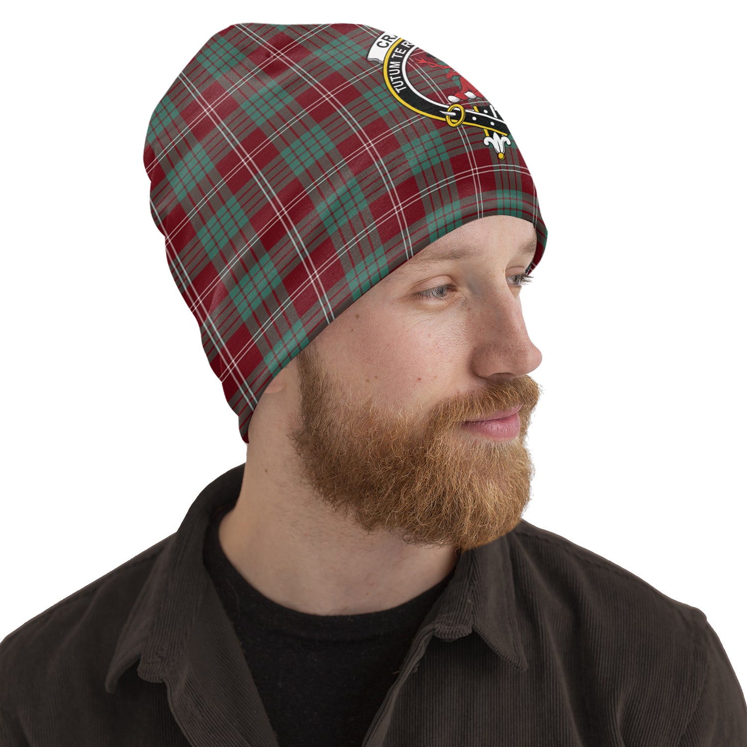 crawford-modern-tartan-beanies-hat-with-family-crest