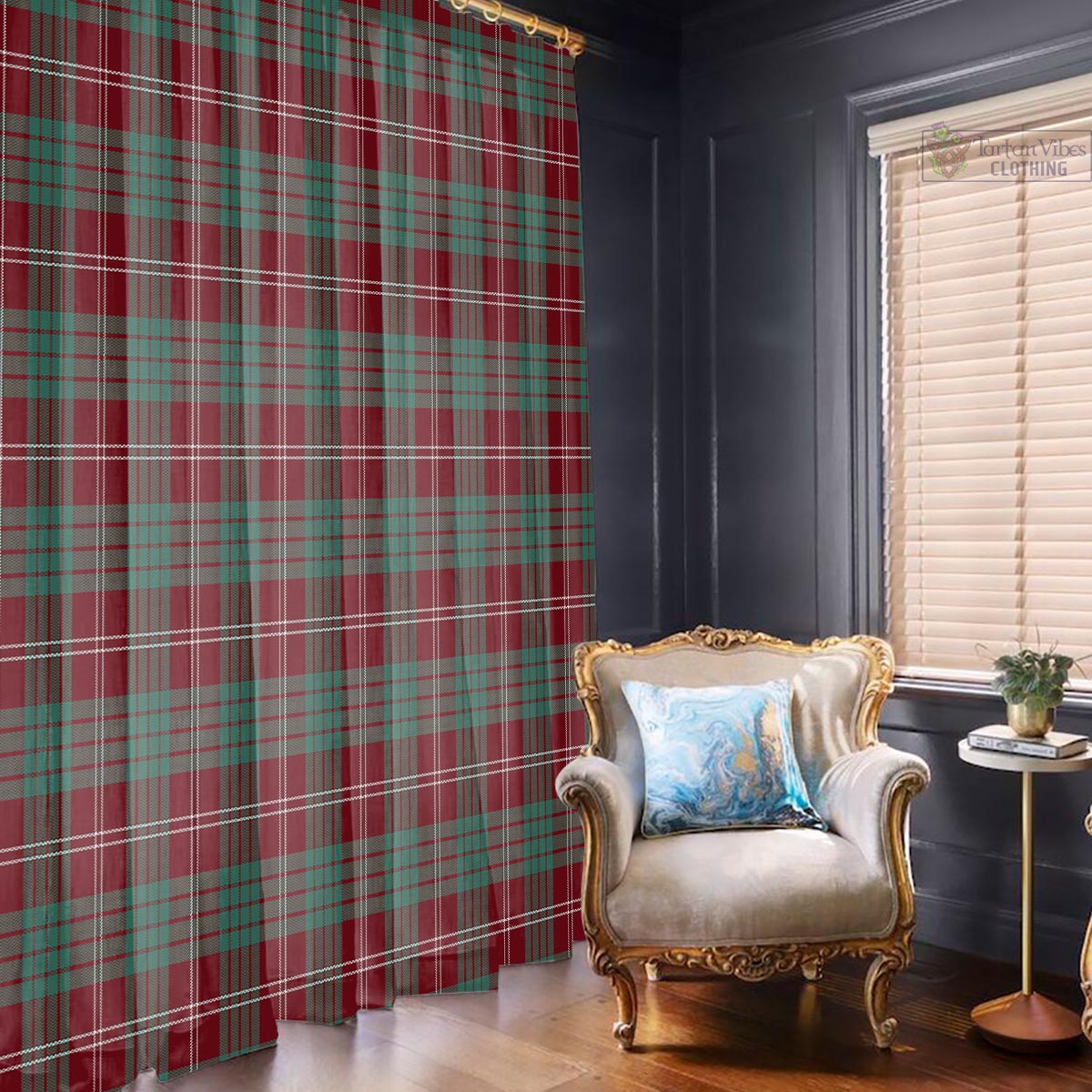 Crawford Modern Tartan Window Curtain