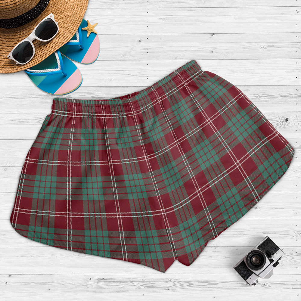 crawford-modern-tartan-womens-shorts-with-family-crest