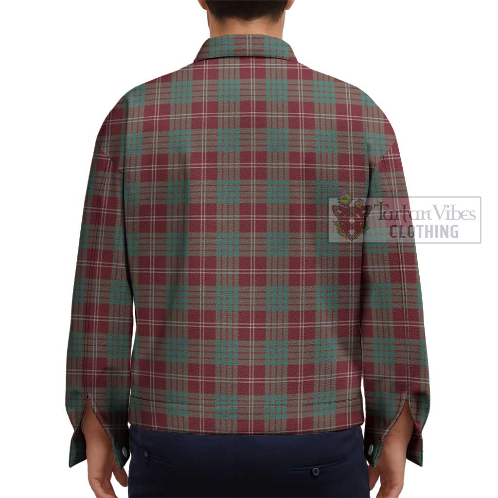 Tartan Vibes Clothing Crawford Modern Tartan Unisex Lapel Cotton Jacket