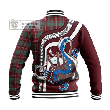 Crawford Modern Tartan Baseball Jacket with Epic Bagpipe Style