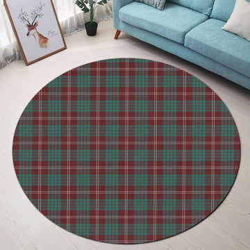 Crawford Modern Tartan Round Rug