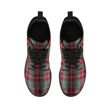 Crawford Modern Tartan Leather Boots