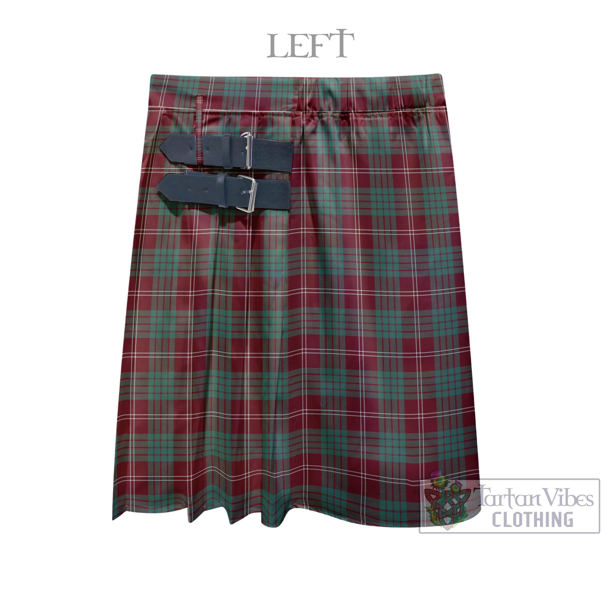 Tartan Vibes Clothing Crawford Modern Tartan Men's Pleated Skirt - Fashion Casual Retro Scottish Style