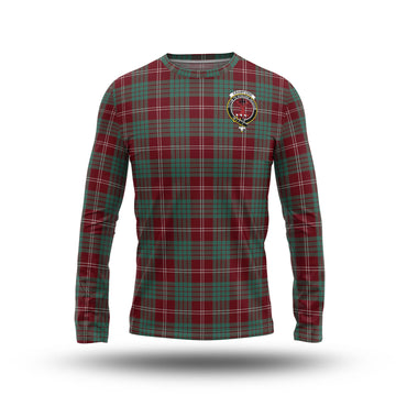 Crawford Modern Tartan Long Sleeve T-Shirt with Family Crest