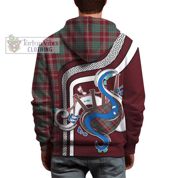 Crawford Modern Tartan Hoodie with Epic Bagpipe Style