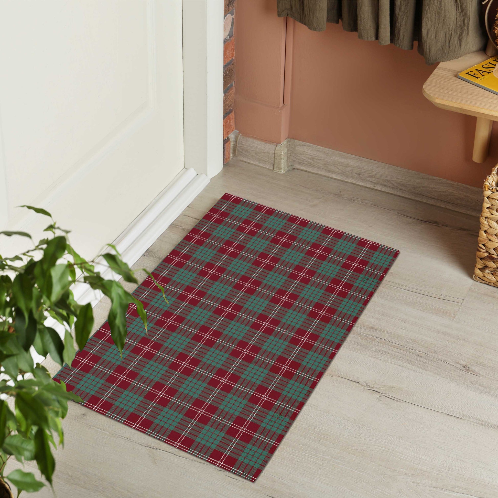 Crawford Modern Tartan Door Mat - Tartanvibesclothing