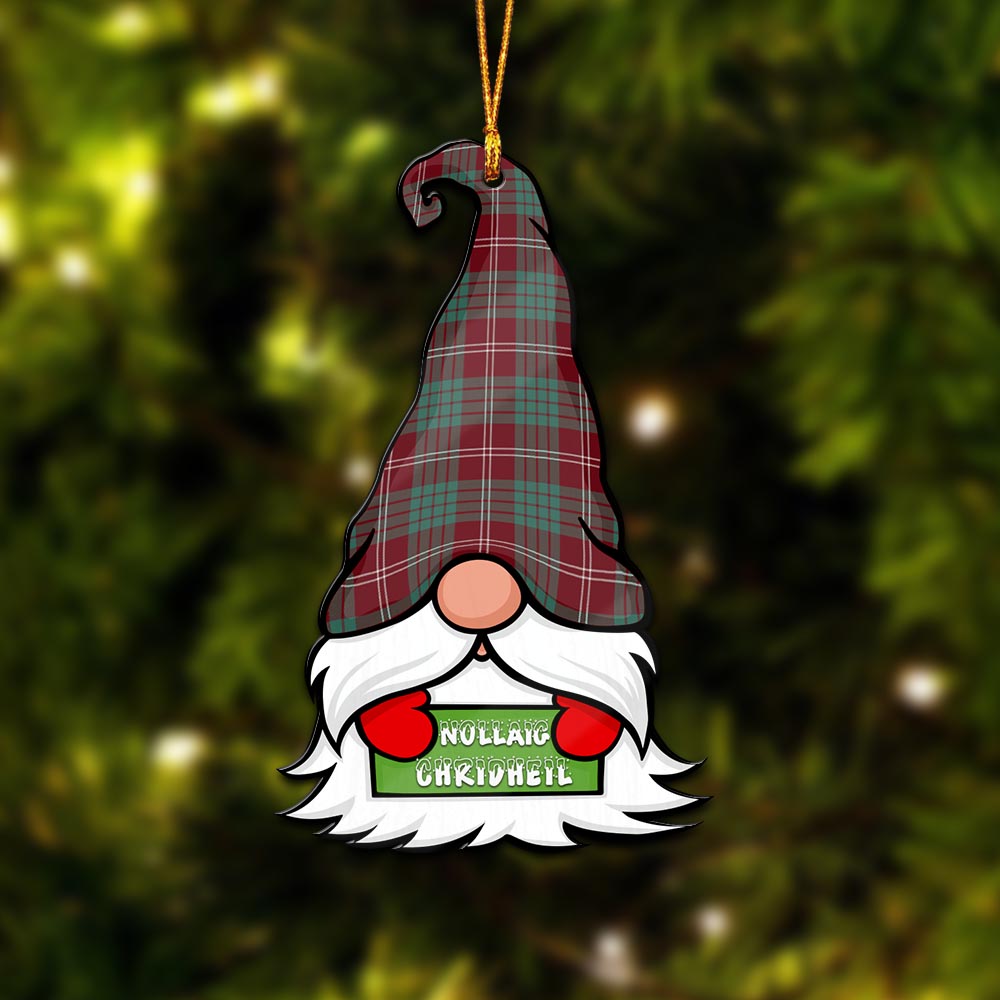 Crawford Modern Gnome Christmas Ornament with His Tartan Christmas Hat - Tartanvibesclothing