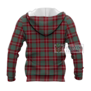 Crawford Modern Tartan Knitted Hoodie with Family Crest DNA In Me Style