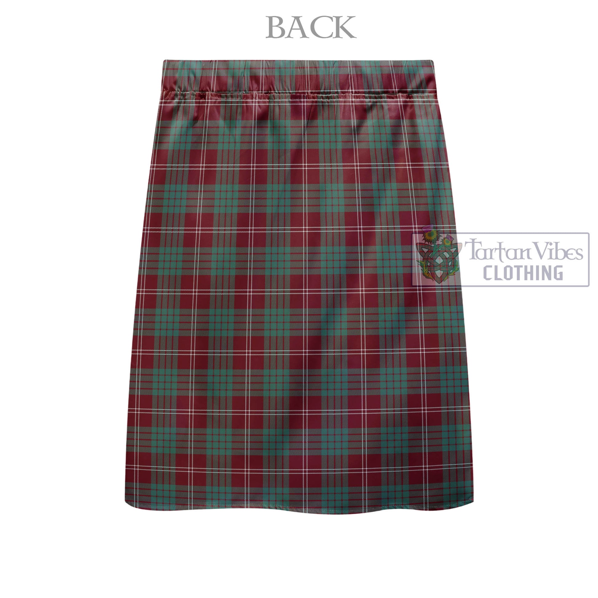 Tartan Vibes Clothing Crawford Modern Tartan Men's Pleated Skirt - Fashion Casual Retro Scottish Style