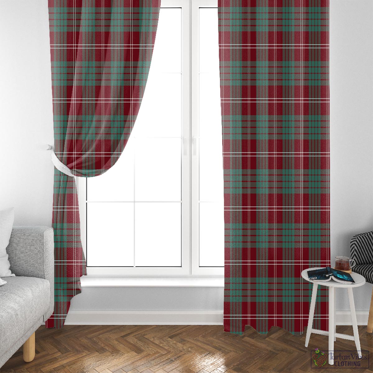 Crawford Modern Tartan Window Curtain