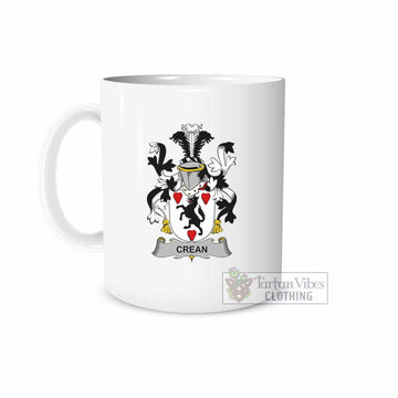 Crean Irish Clan Coat of Arms Ceramic Mug