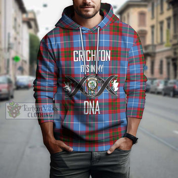 Crichton (Crighton) Tartan Hoodie with Family Crest DNA In Me Style