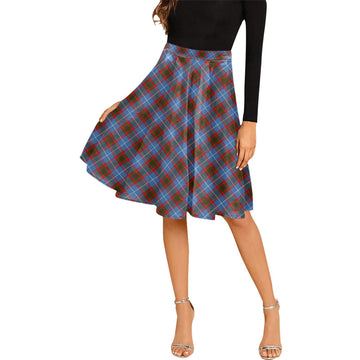 Crichton (Crighton) Tartan Melete Pleated Midi Skirt