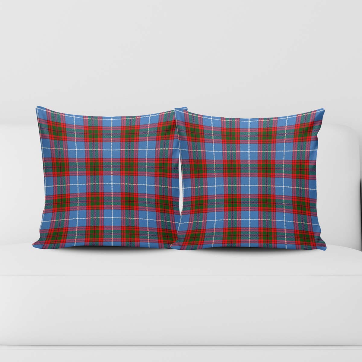 Crichton Tartan Pillow Cover Square Pillow Cover - Tartanvibesclothing