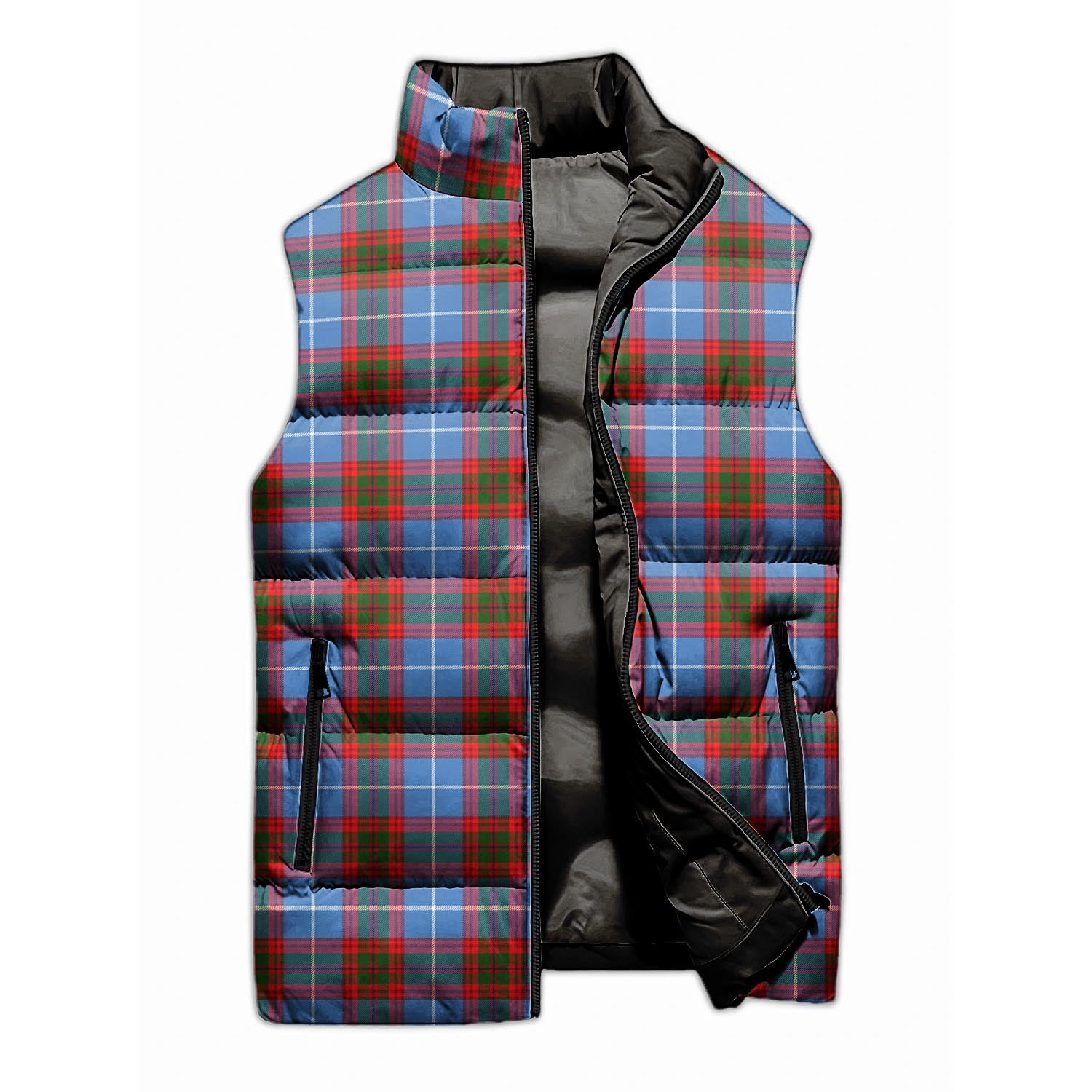 Crichton Tartan Sleeveless Puffer Jacket - Tartanvibesclothing