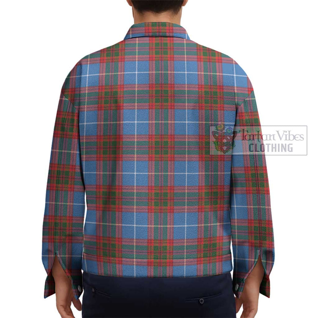 Crichton (Crighton) Tartan Unisex Lapel Cotton Jacket - Tartan Vibes Clothing