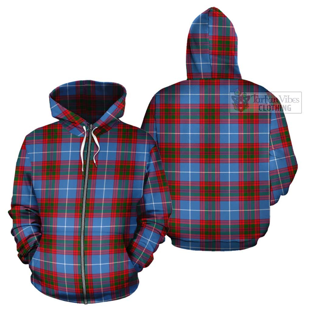 Crichton (Crighton) Tartan Cotton Hoodie Zip Hoodie - Tartan Vibes Clothing