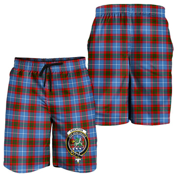 Crichton (Crighton) Tartan Mens Shorts with Family Crest