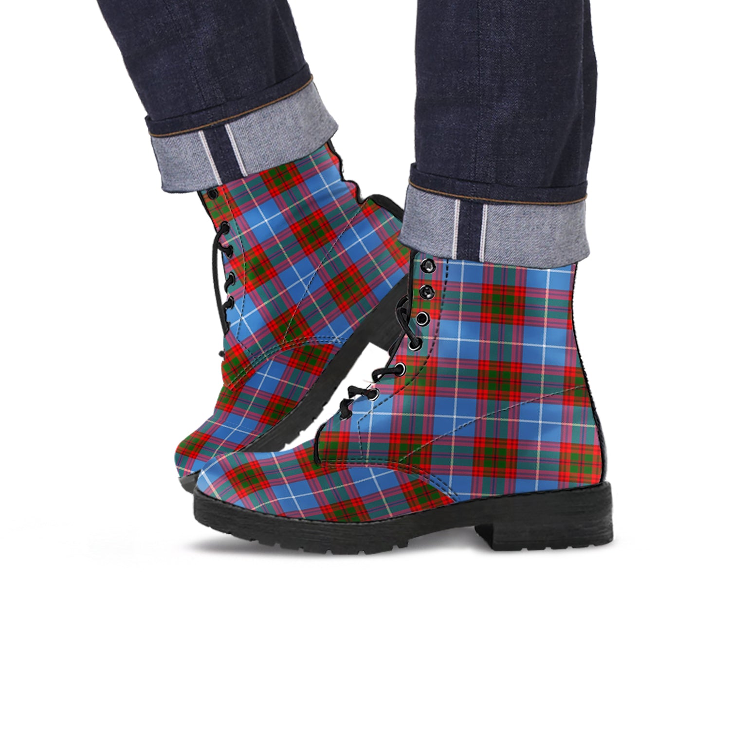 crichton-tartan-leather-boots