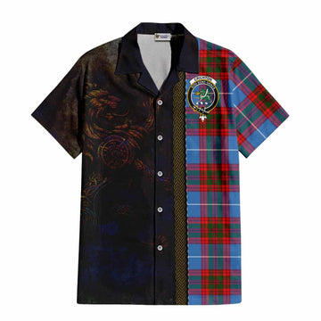 Crichton (Crighton) Tartan Family Crest Hawaiian Shirt Alba Gu Brath Be Brave Lion Ancient Style Kid - Tartan Vibes Clothing