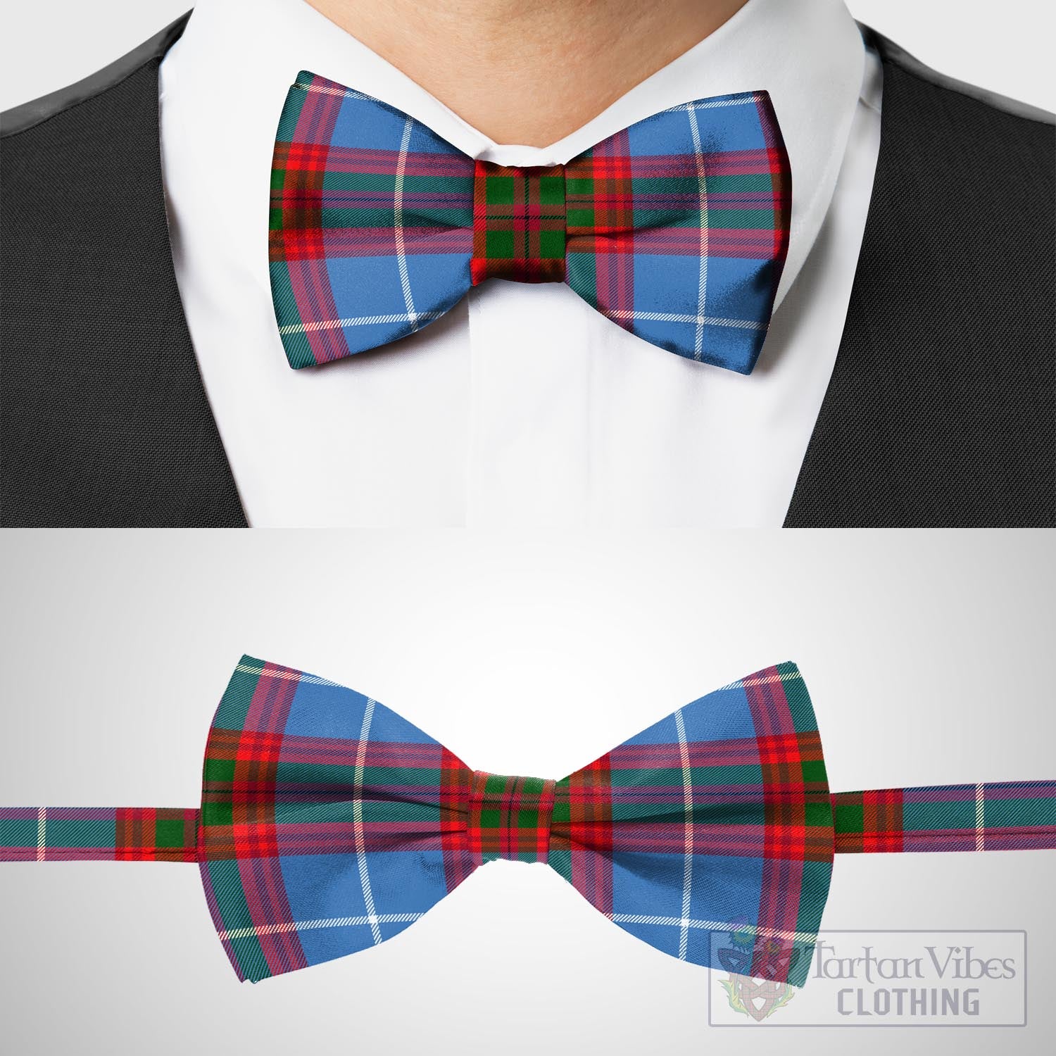 Tartan Vibes Clothing Crichton (Crighton) Tartan Bow Tie