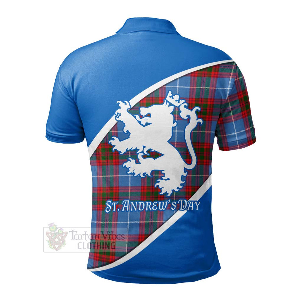 Tartan Vibes Clothing Crichton (Crighton) Family Crest Tartan Polo Shirt Celebrate Saint Andrew's Day in Style