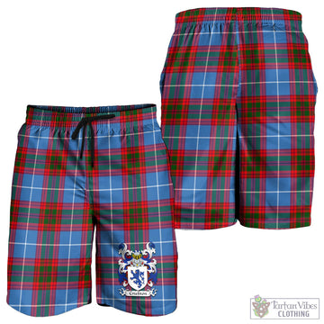 Crichton (Crighton) Tartan Men's Short with Coat of Arms