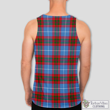 Crichton (Crighton) Tartan Men's Tank with Coat of Arms