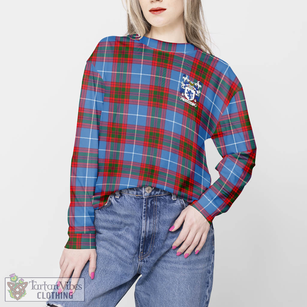 Crichton (Crighton) Tartan Sweatshirt with Coat of Arms - Tartan Vibes Clothing