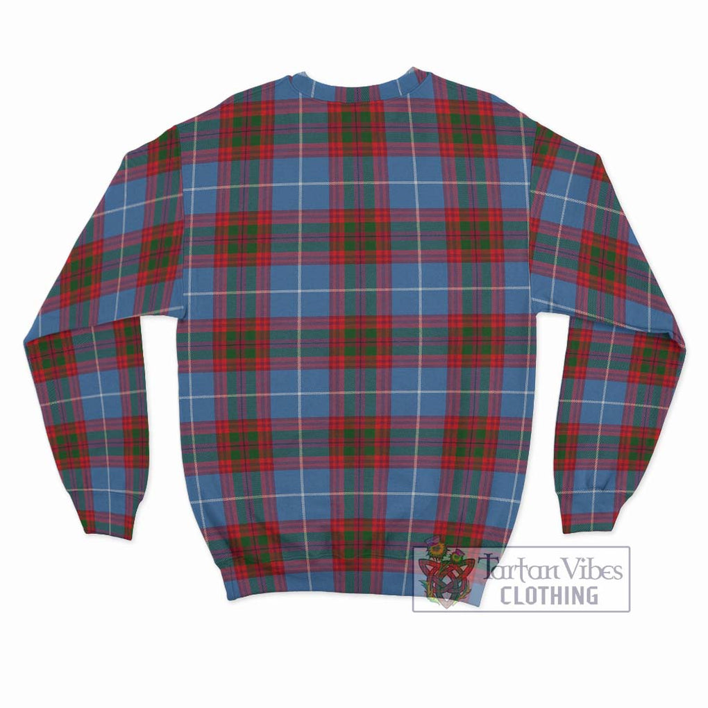 Crighton Tartan Sweatshirt with Family Crest DNA In Me Style - Tartan Vibes Clothing