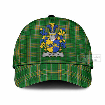 Crofton Irish Clan Tartan Classic Cap with Coat of Arms