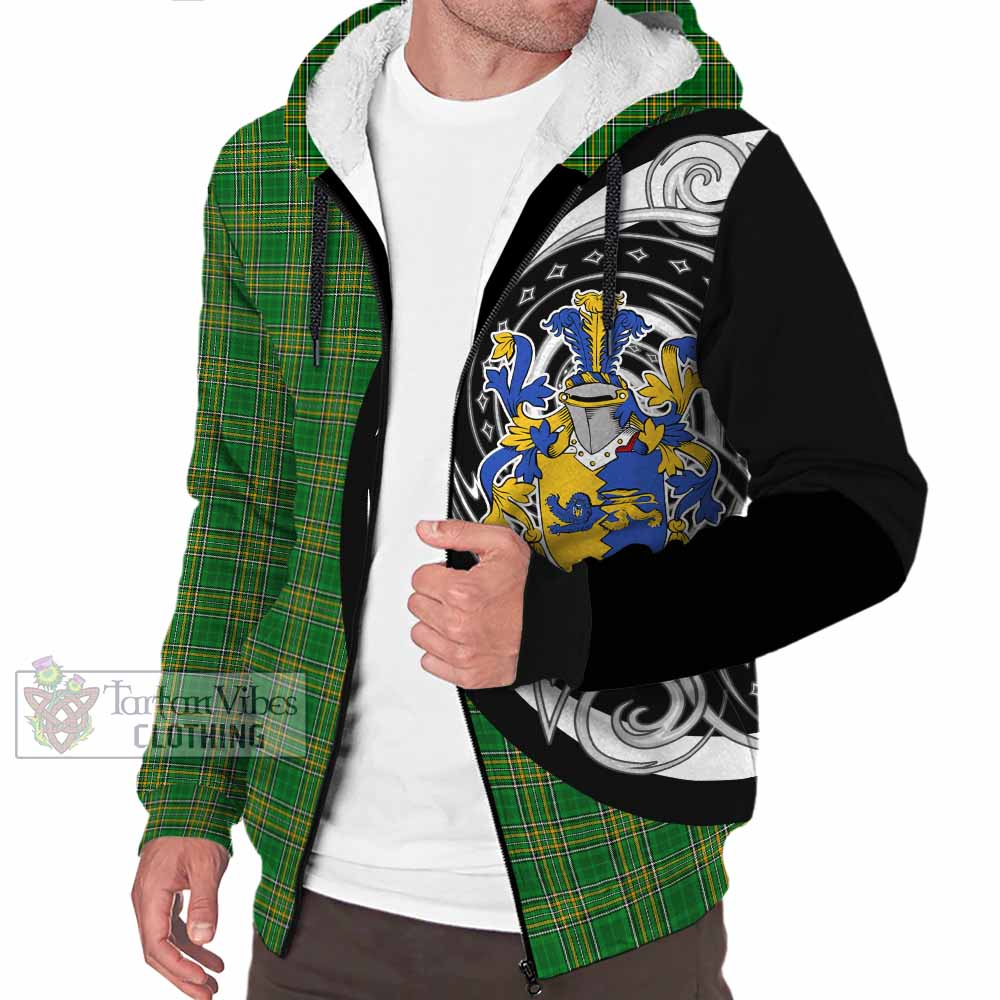 Crofton Irish Clan Sherpa Hoodie Celtic Circle Style - Tartan Vibes Clothing