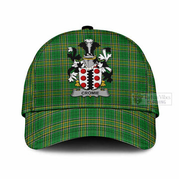 Cromie Irish Clan Tartan Classic Cap with Coat of Arms